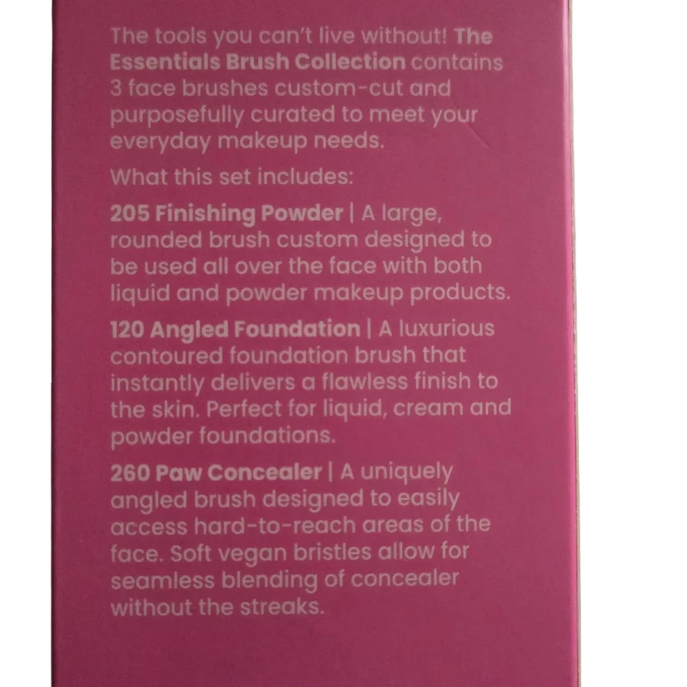 Half Caked Face Brush Set in Pink‎